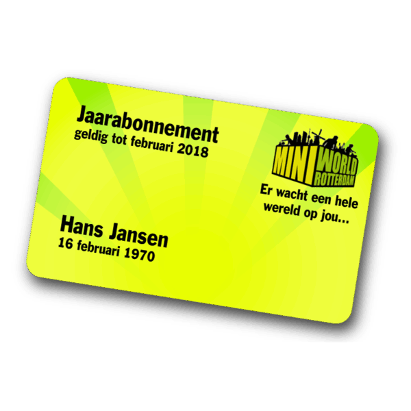 Jaarabonnement Verlengen